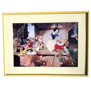 Disney Store Commemorative Lithogragh 1994 Snow White and the Seven Dwarfs